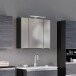 Spiegelschrank >Arezzo< in Graphit - 80x66x20cm (BxHxT)