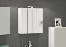 Spiegelschrank >Garda< in Weiß - 60x66x20cm...