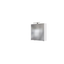 Spiegelschrank >Garda< in Weiß - 60x66x20cm (BxHxT)