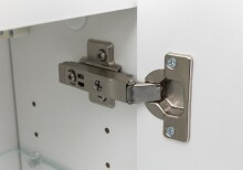 Spiegelschrank >Garda< in weiß - 100x66x20cm (BxHxT)