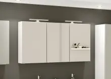 Spiegelschrank >Garda< in weiß - 120x66x20cm...