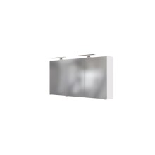 Spiegelschrank >Garda< in weiß - 120x66x20cm...