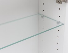 Spiegelschrank >Garda< in weiß - 120x66x20cm (BxHxT)