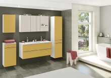 Spiegelschrank >Garda< in weiß - 120x66x20cm (BxHxT)