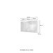 Spiegelschrank >Garda< in weiß - 120x66x20cm (BxHxT)