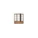 Spiegelschrank >Livorno< in Wotan-Eiche - 60x64x20cm (BxHxT)