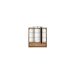Spiegelschrank >Livorno< in Wotan-Eiche - 60x64x20cm (BxHxT)