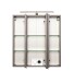 Spiegelschrank >Paris< in graphitgrau - 60x66x20cm (BxHxT)