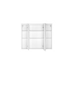Spiegelschrank >Porta< in Weiß - 80x54x20cm...
