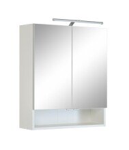 Spiegelschrank >Riga< in weiß - 60x71x20cm...