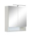 Spiegelschrank >Riga< in weiß - 60x71x20cm (BxHxT)