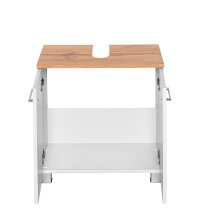 Waschbeckenunterschrank >Paris< in Weiß - 60x54x35cm (BxHxT)