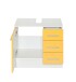 Waschbeckenunterschrank >Riga< in Gelb-Matt - 60x54x35cm (BxHxT)