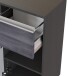 Unterschrank >Arezzo< in Eiche Rauchsilber Nachbildung - 40x79x35cm (BxHxT)