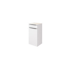 Unterschrank >Garda< in Weiß-Matt - 40x79x35cm (BxHxT)