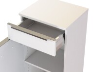 Unterschrank >Garda< in Weiß-Matt - 40x79x35cm (BxHxT)