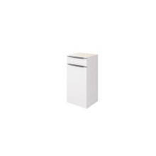 Unterschrank >Garda< in Weiß-Matt - 40x79x35cm (BxHxT)