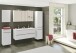 Unterschrank >Garda< in Weiß-Matt - 40x79x35cm (BxHxT)