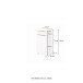 Unterschrank >Garda< in Weiß-Matt - 40x79x35cm (BxHxT)