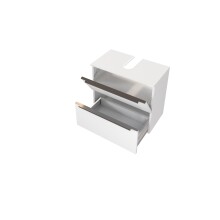 Unterschrank >Garda< in Weiß-Matt - 60x55x35cm (BxHxT)