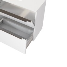 Unterschrank >Garda< in Weiß-Matt - 60x55x35cm (BxHxT)