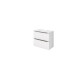 Unterschrank >Garda< in Weiß-Matt - 60x55x35cm (BxHxT)