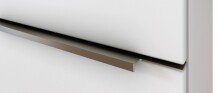 Unterschrank >Garda< in Weiß-Matt - 60x55x35cm (BxHxT)