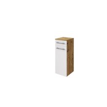 Unterschrank >Livorno< in weiß-matt - 30x79x35cm (BxHxT)