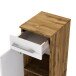 Unterschrank >Livorno< in weiß-matt - 30x79x35cm (BxHxT)