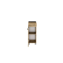 Unterschrank >Livorno< in Wotan-Eiche - 30x79x35cm (BxHxT)