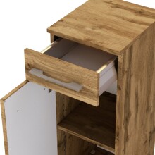 Unterschrank >Livorno< in Wotan-Eiche - 30x79x35cm (BxHxT)