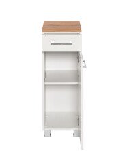 Unterschrank >Paris< in Weiß - 30x79x35cm (BxHxT)