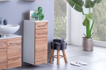 Unterschrank >Paris< in Weiß, Wotaneiche -...