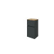 Unterschrank >Pienza< in grau-matt - 40x79x35cm (BxHxT)