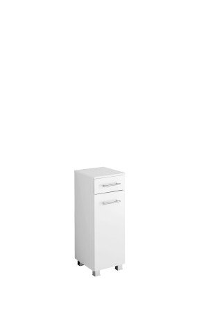 Unterschrank >Porta< in Hochglanz-Weiß - 30x84x35cm (BxHxT)