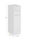 Unterschrank >Riga< in Gelb-Matt - 25x84x35cm (BxHxT)