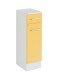 Unterschrank >Riga< in Gelb-Matt - 25x84x35cm (BxHxT)