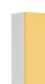 Unterschrank >Riga< in Gelb-Matt - 25x84x35cm (BxHxT)