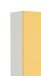 Unterschrank >Riga< in Gelb-Matt - 50x84x35cm (BxHxT)