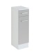Unterschrank >Riga< in Hellgrau-Matt - 25x84x35cm (BxHxT)