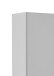 Unterschrank >Riga< in Hellgrau-Matt - 25x84x35cm (BxHxT)