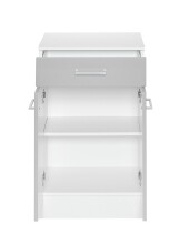 Unterschrank >Riga< in Hellgrau-Matt - 50x84x35cm (BxHxT)