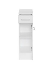 Unterschrank >Riga< in Weiß-Matt - 25x84x35cm (BxHxT)