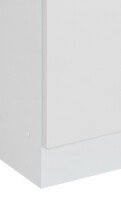 Unterschrank >Riga< in Weiß-Matt - 25x84x35cm (BxHxT)