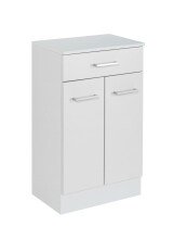 Unterschrank >Riga< in Weiß-Matt - 50x84x35cm...