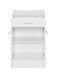 Unterschrank >Riga< in Weiß-Matt - 50x84x35cm (BxHxT)