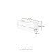 Waschbeckenschrank >Arezzo< in Eiche Rauchsilber Nachbildung - 120x56x47 (BxHxT)