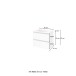 Waschtisch-Set >Arezzo< in Eiche Rauchsilber Nachbildung - 60x56x47cm (BxHxT)