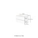 Waschtisch-Set >Arezzo< in Eiche Rauchsilber Nachbildung - 80x56x47cm (BxHxT)