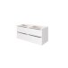 Waschtisch-Set >Garda< in weiß-matt - 120x56x47cm (BxHxT)